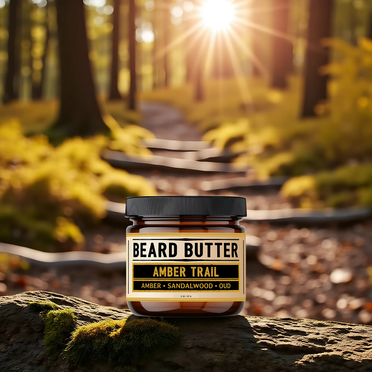 Amber Trail Beard Butter - Amber, Sandalwood, Oud