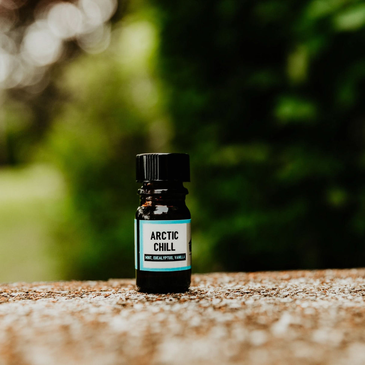 Side bottle details of Weatherbeard Supply Co Arctic Chill Beard Oil Details