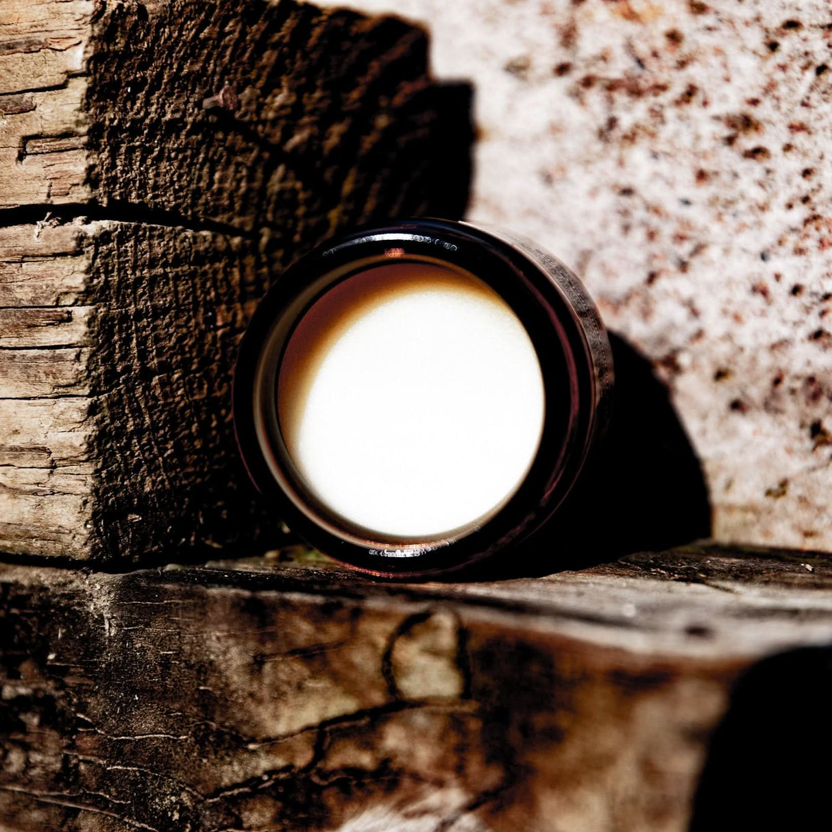 Closeup of Weatherbeard Supply Co Beard Butter texture and consistency