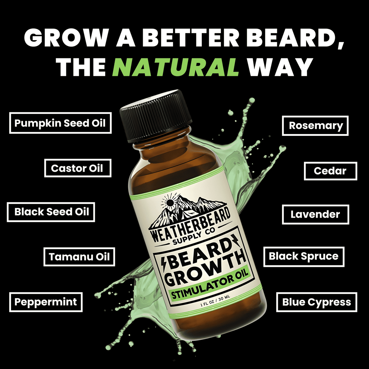 Beard Growth Stimulator Oil