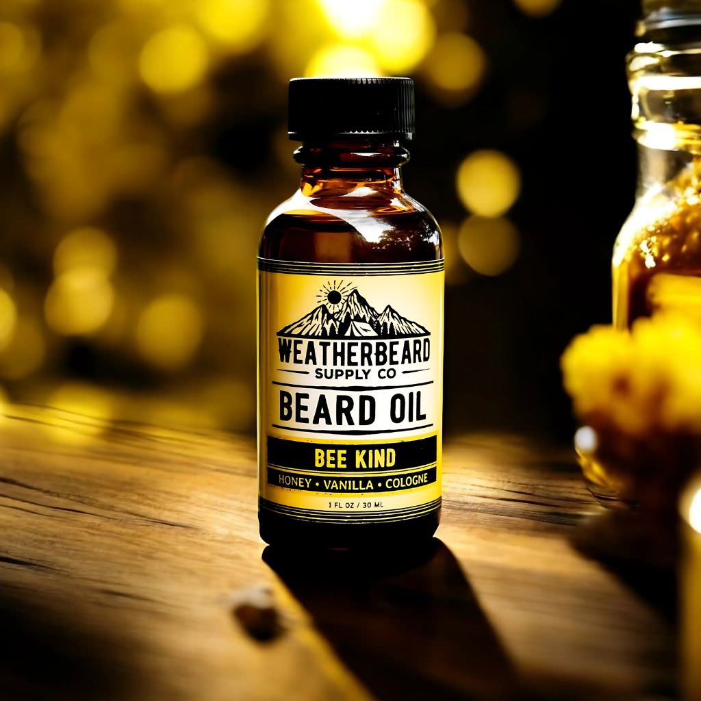 Bee Kind Beard Oil - Honey, Vanilla, Cologne (Limited Edition)