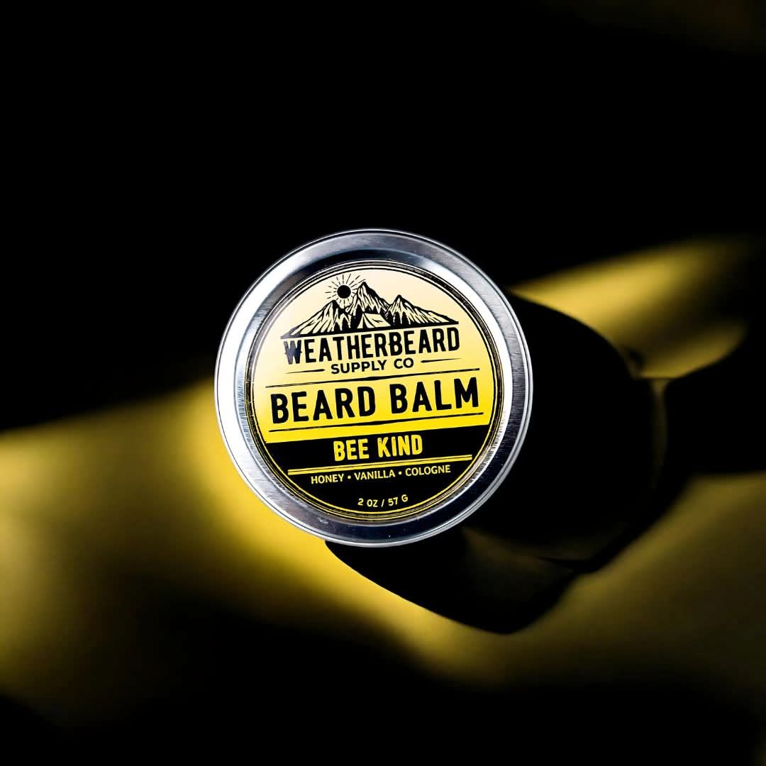 Bee Kind Beard Balm - Honey, Vanilla, Cologne (Limited Edition)