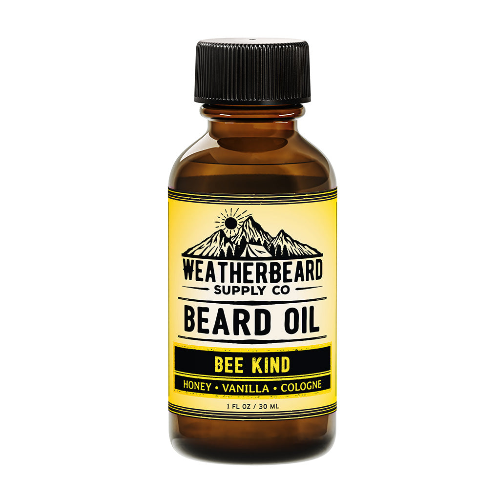Bee Kind Beard Oil - Honey, Vanilla, Cologne (Limited Edition)