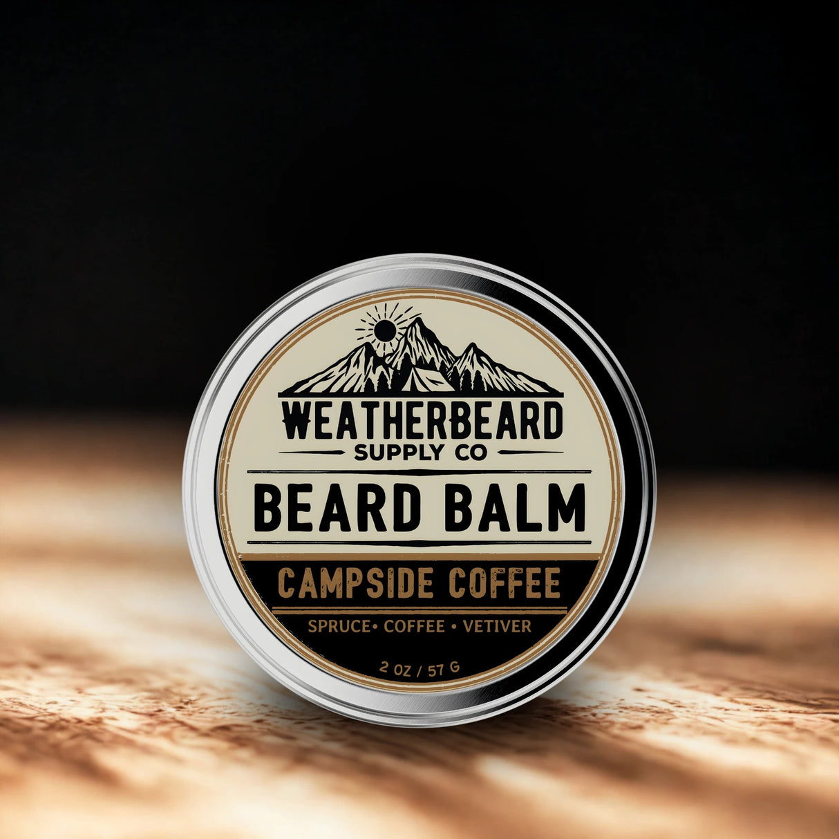 Campside Coffee Beard Balm - Spruce, Coffee, Vetiver