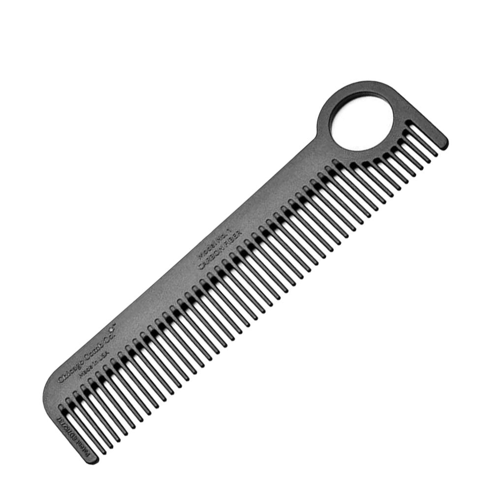 Weatherbeard Supply Co. Chicago Comb Model 1 – Compact, Durable Stainless Steel Comb for Beard Grooming and Hair Styling
