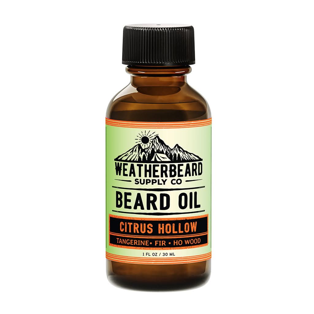 Citrus Hollow Beard Oil - Tangerine, Fir, Ho Wood (Limited Edition)