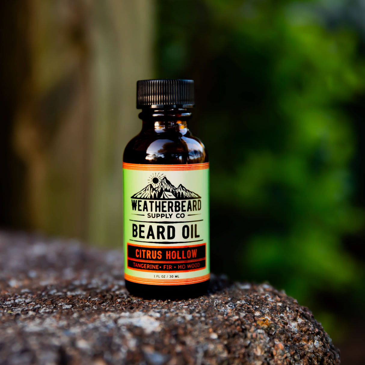 Citrus Hollow Beard Oil - Tangerine, Fir, Ho Wood (Limited Edition)
