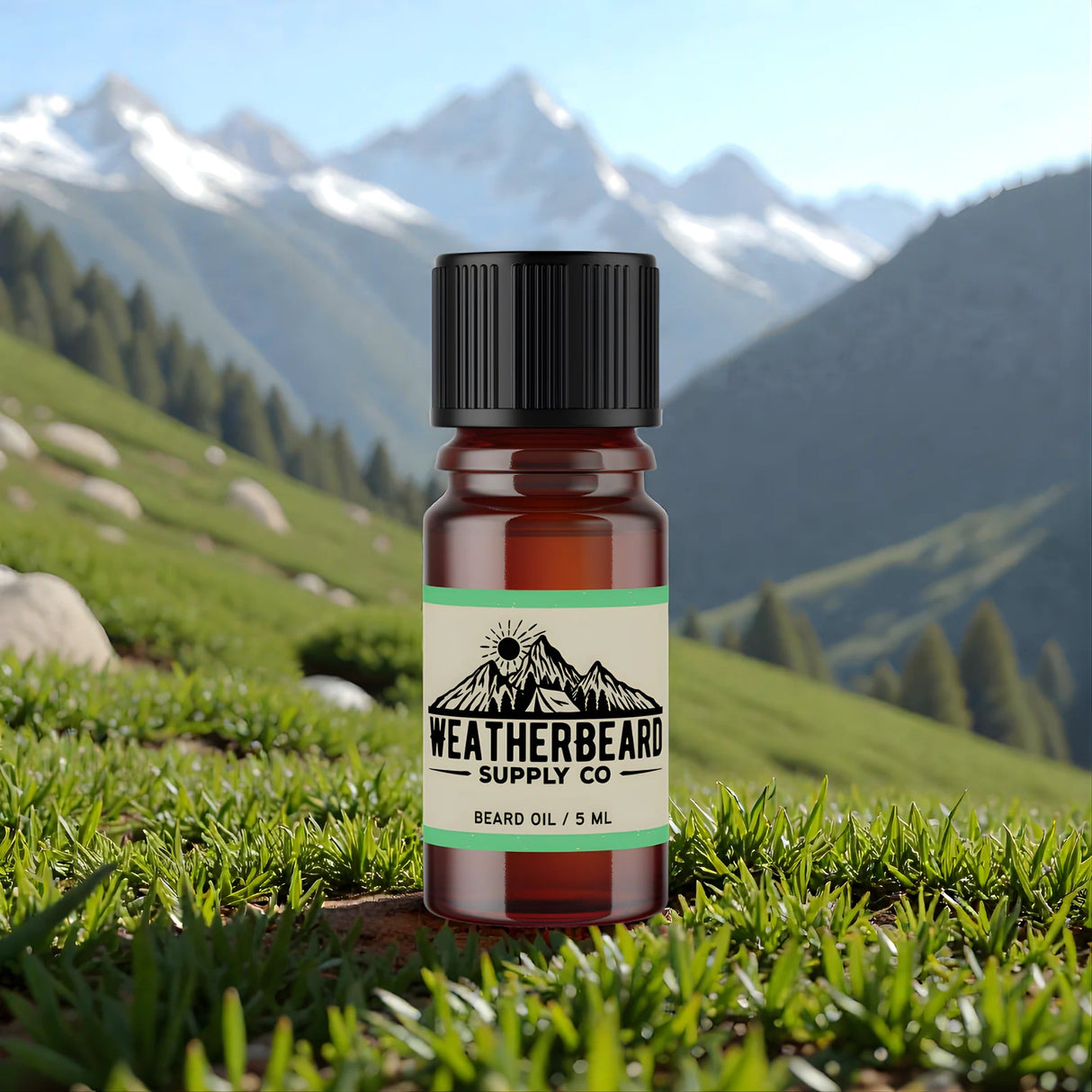 Emerald Oasis Beard Oil - Blue Tansy, Lime, Green Tea
