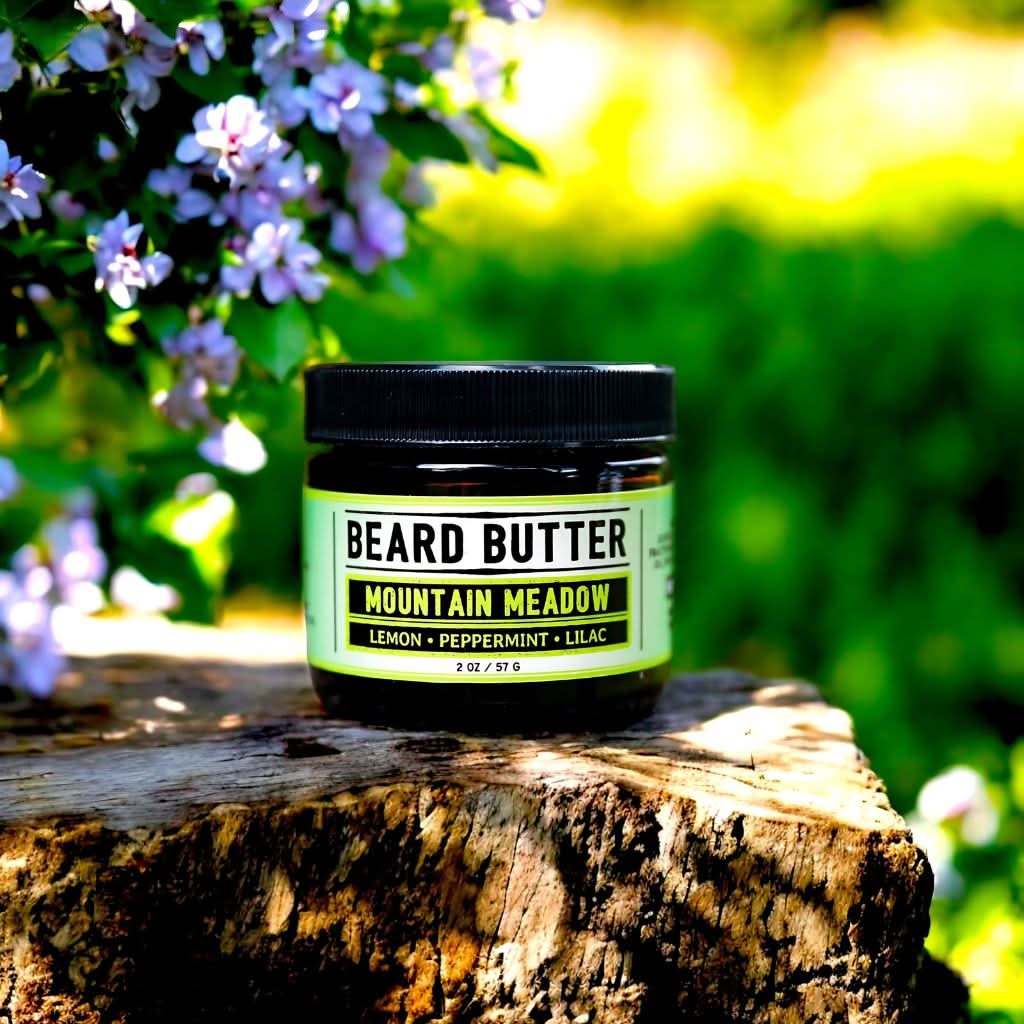 Mountain Meadow Beard Butter - Lemon, Peppermint, Lilac (Limited Edition)