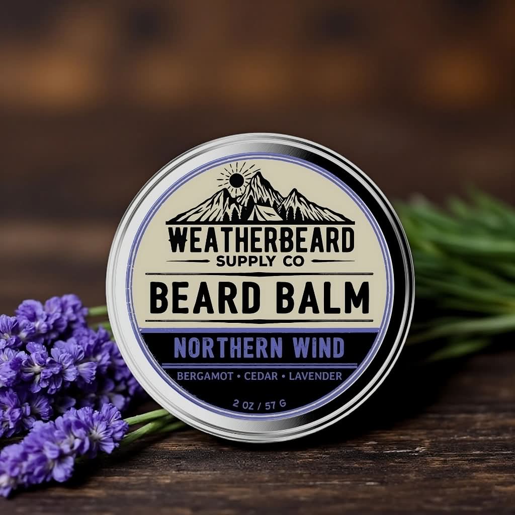 Northern Wind Beard Balm - Bergamot, Cedar, Lavender