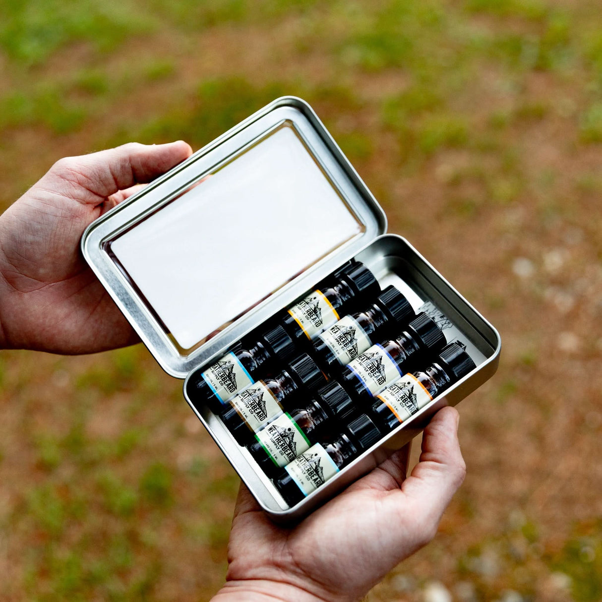 Inside preview of Weatherbeard Beard Oil Sample Kit