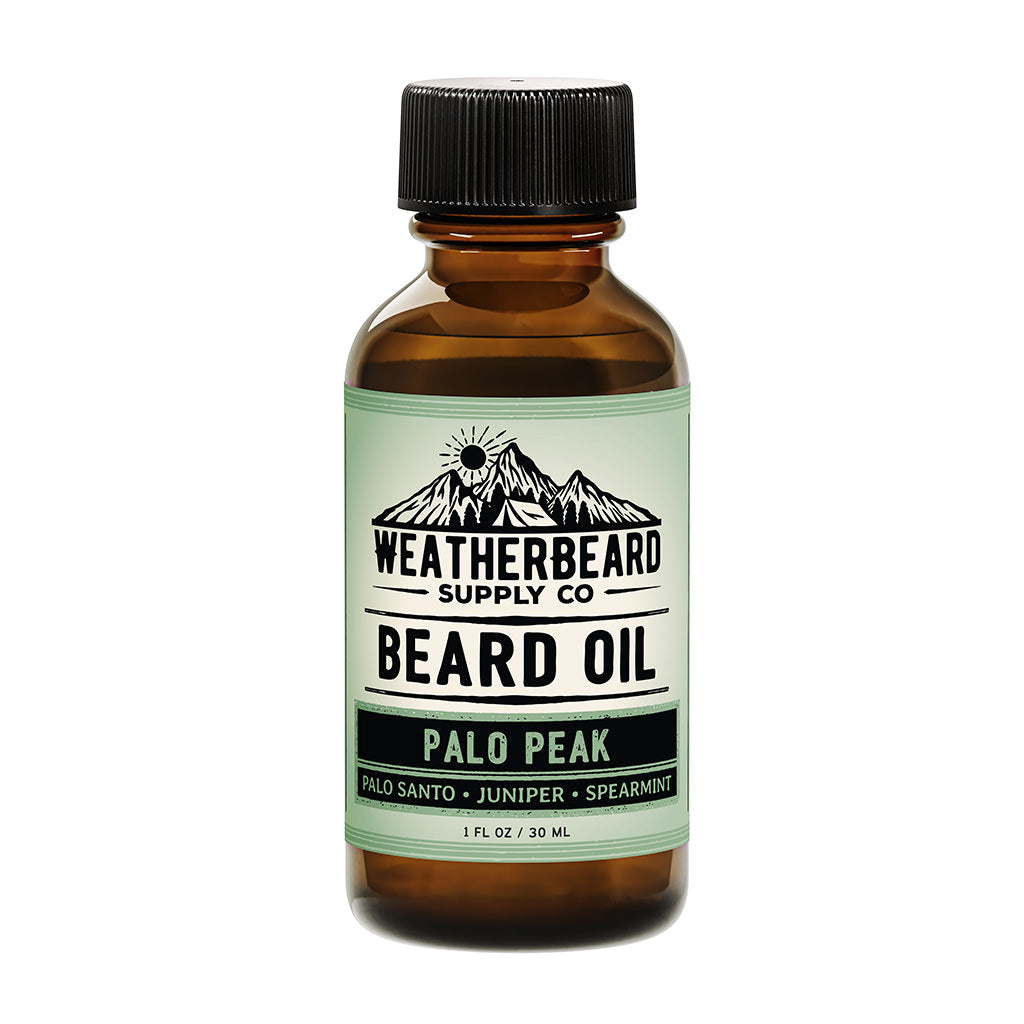 Palo Peak Beard Oil - Palo Santo, Juniper, Spearmint (Limited Edition)