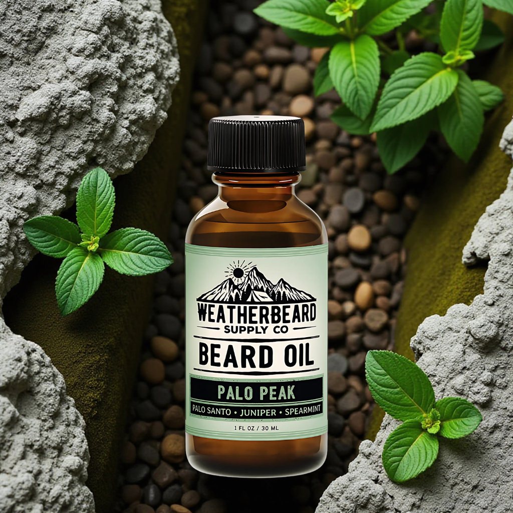 Palo Peak Beard Oil - Palo Santo, Juniper, Spearmint (Limited Edition)