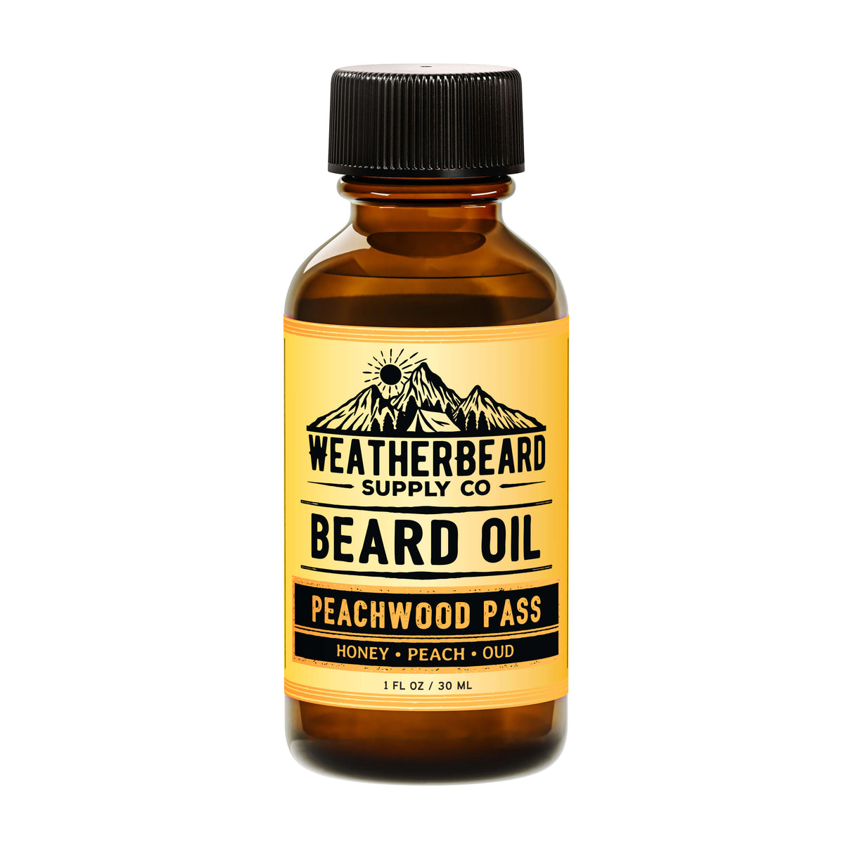 Peachwood Pass Beard Oil - Honey, Peach, Oud