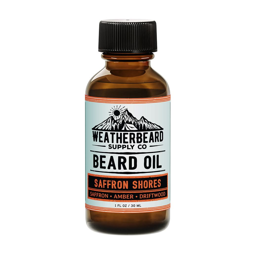 Saffron Shores Beard Oil - Saffron, Amber, Driftwood (Limited Edition)