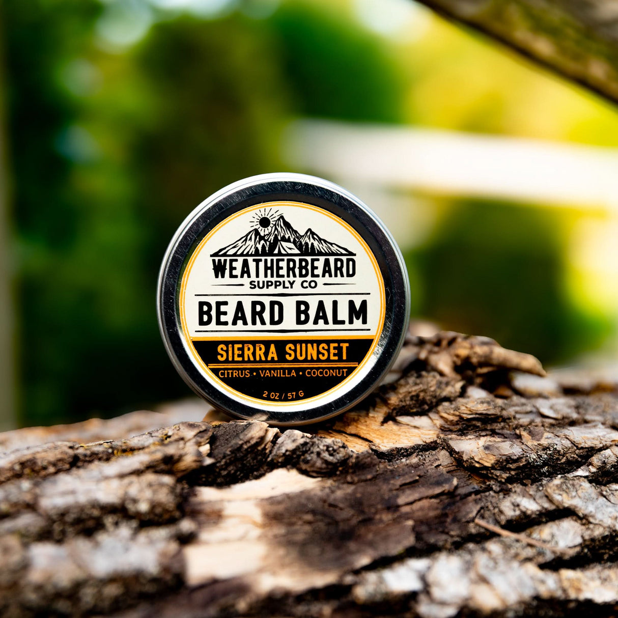 Citrus, Coconut, and Vanilla scented Beard Balm from Weatherbeard Supply Co