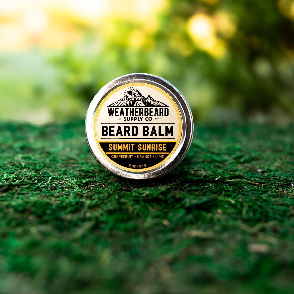 Summit Sunrise Beard Balm by Weatherbeard Supply Co Featured Outside