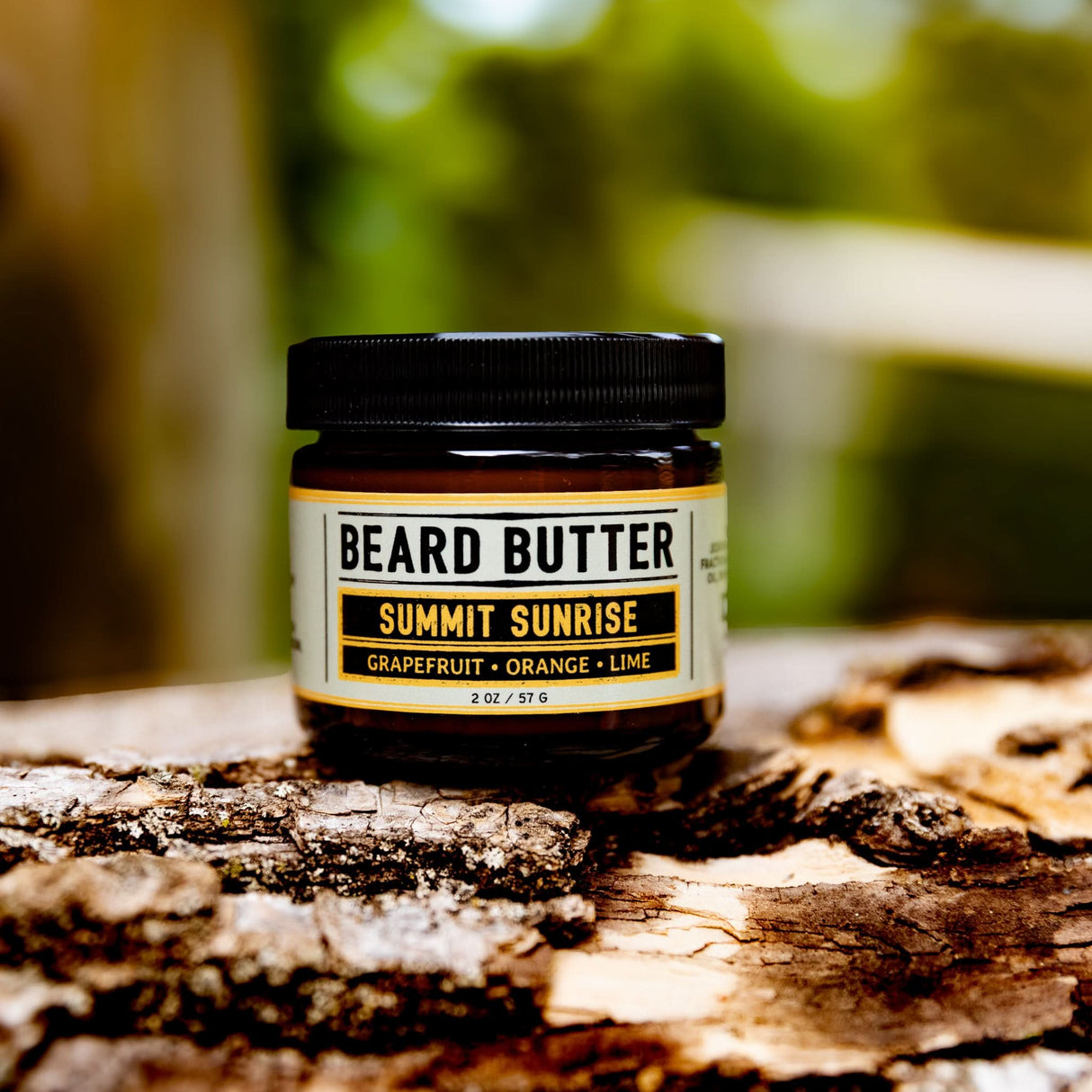 Packaging details of Weatherbeard Supply Co Summit Sunrise Beard Butter Details