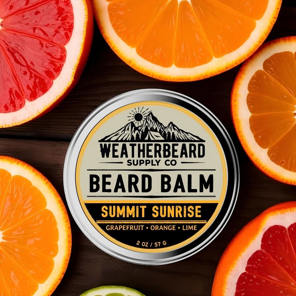 Summit Sunrise Beard Balm - Grapefruit, Orange, Lime