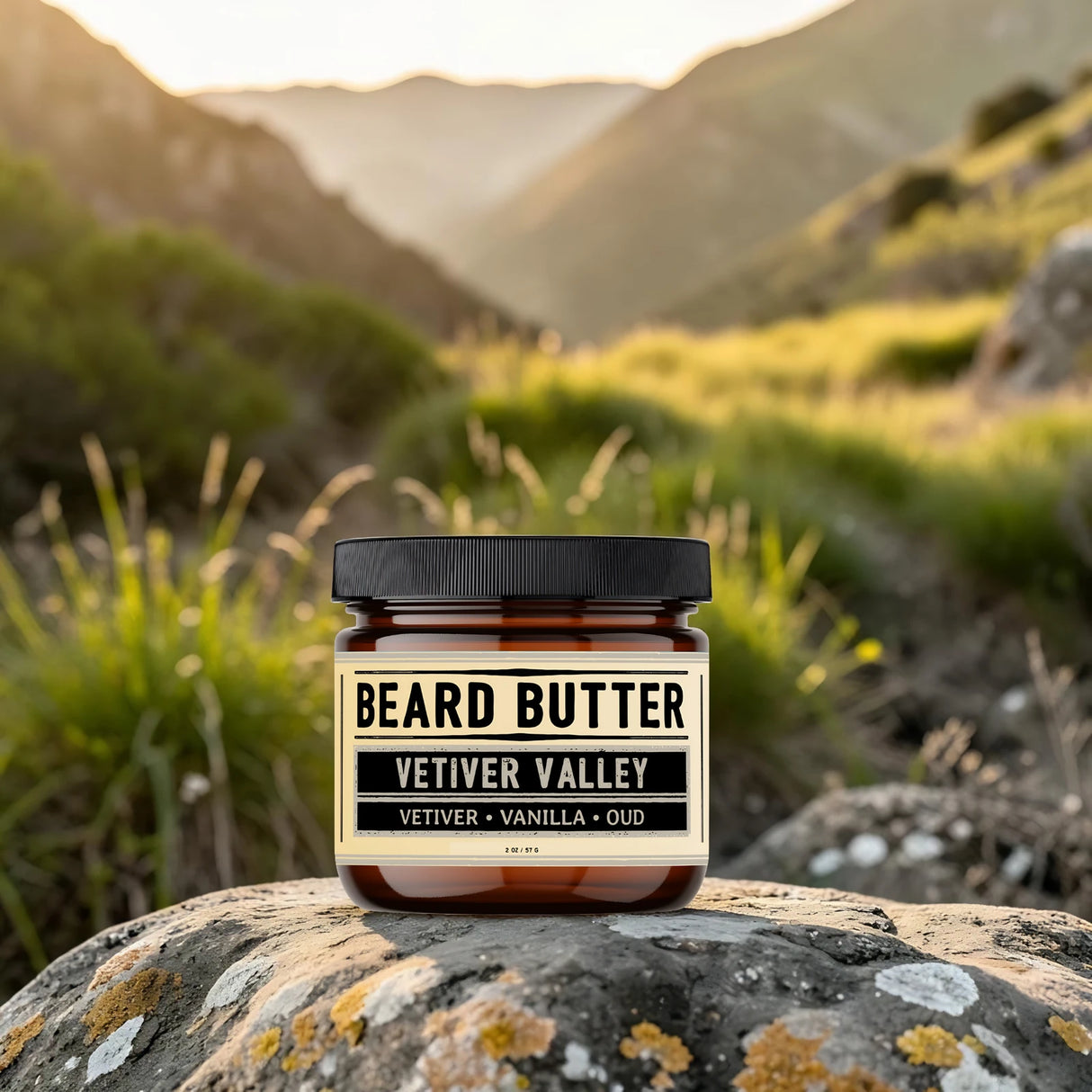 Vetiver Valley Beard Butter - Vetiver, Vanilla, Oud