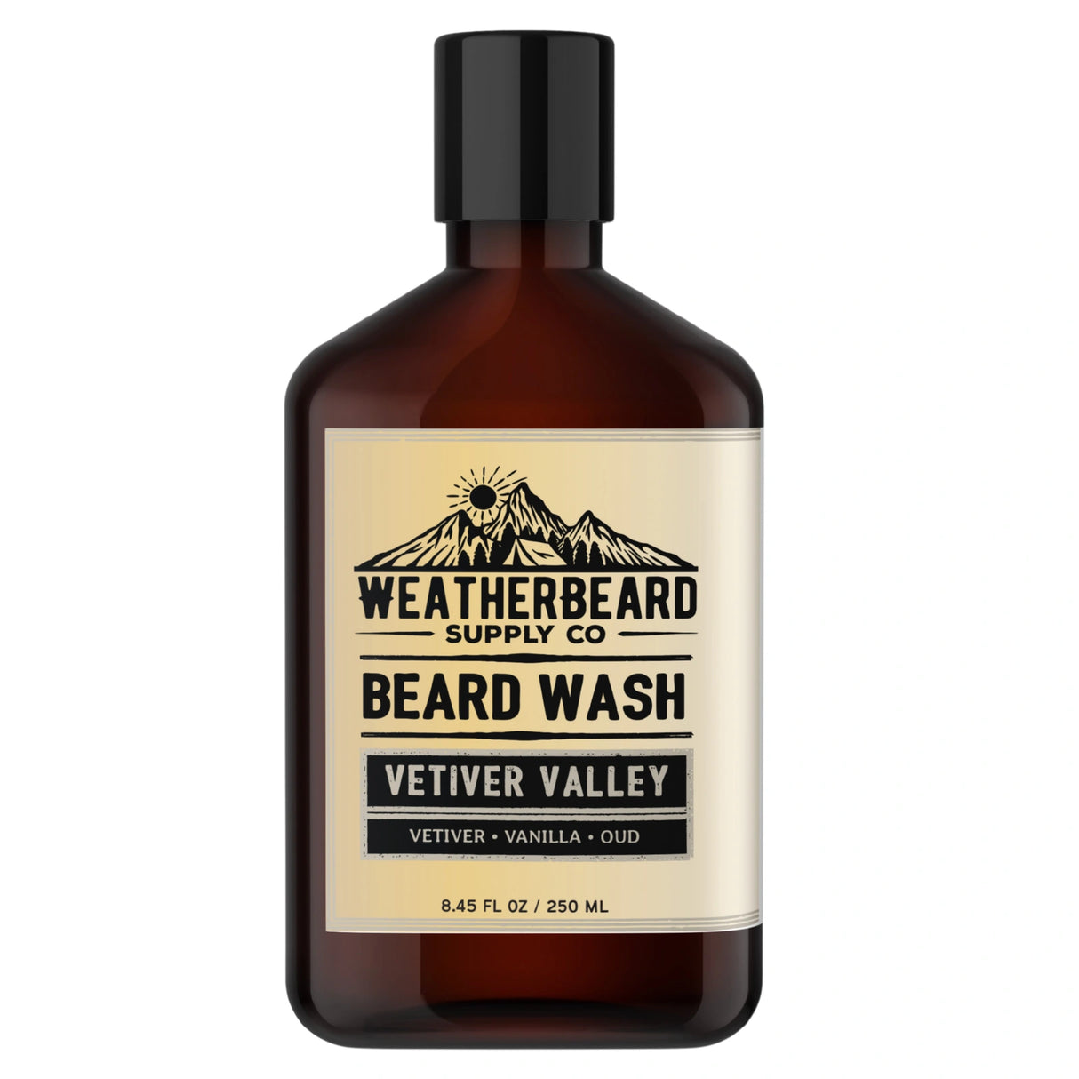 Vetiver Valley Beard Wash - Vetiver, Vanilla, Oud