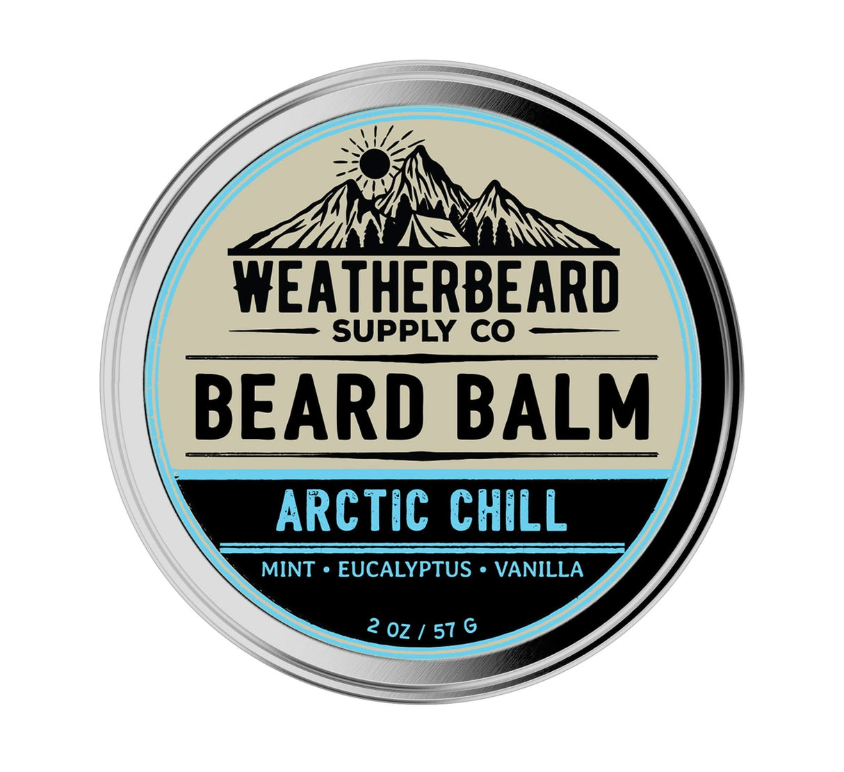 Arctic Chill Beard Balm - Mint, Eucalyptus, Vanilla