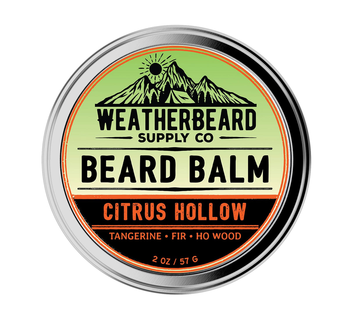 Citrus Hollow Beard Balm - Tangerine, Fir, Ho Wood (Limited Edition)