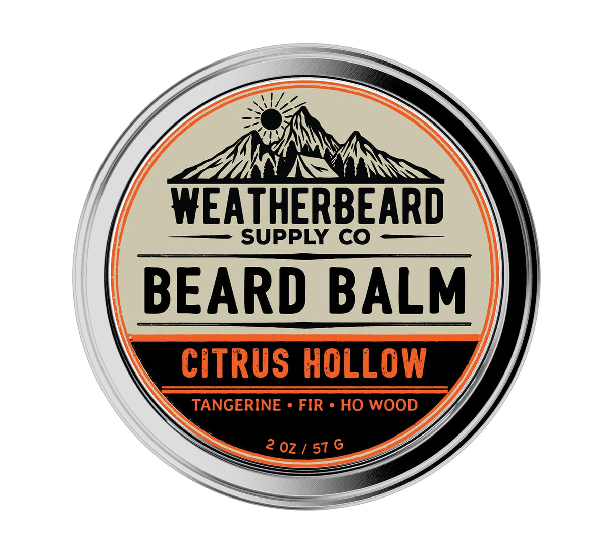 Citrus Hollow Beard Balm - Tangerine, Fir, Ho Wood