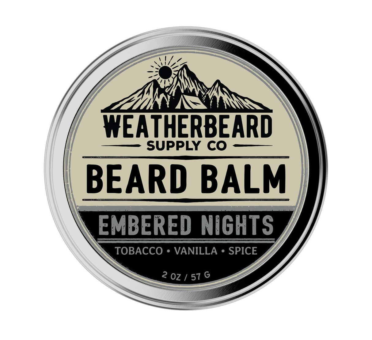 Embered Nights Beard Balm - Tobacco, Vanilla, Spice