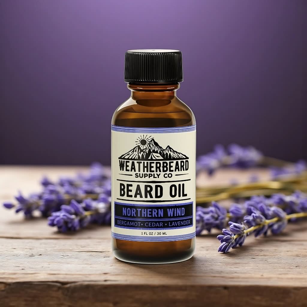 Northern Wind Beard Oil - Bergamot, Cedar, Lavender