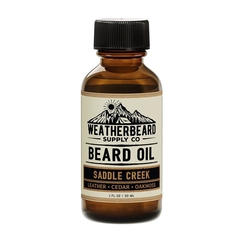 Saddle Creek Beard Oil - Leather, Cedar, Oakmoss