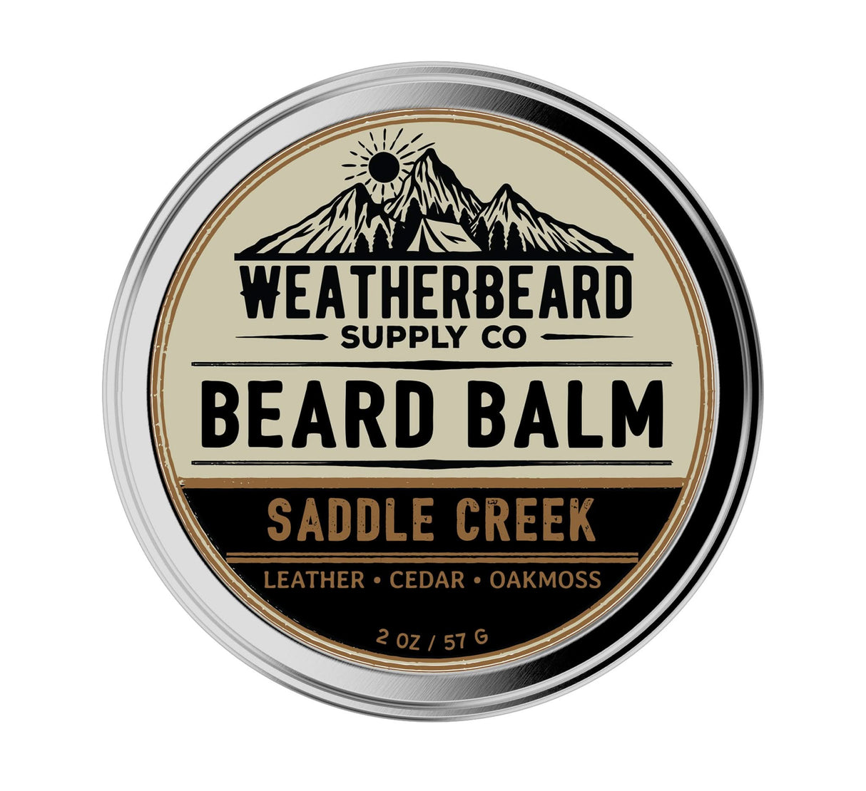 Saddle Creek Beard Balm - Leather, Cedar, Oakmoss