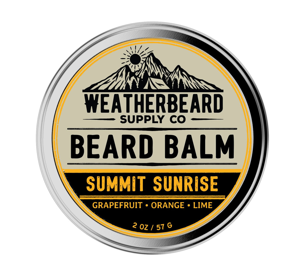 Summit Sunrise Beard Balm - Grapefruit, Orange, Lime