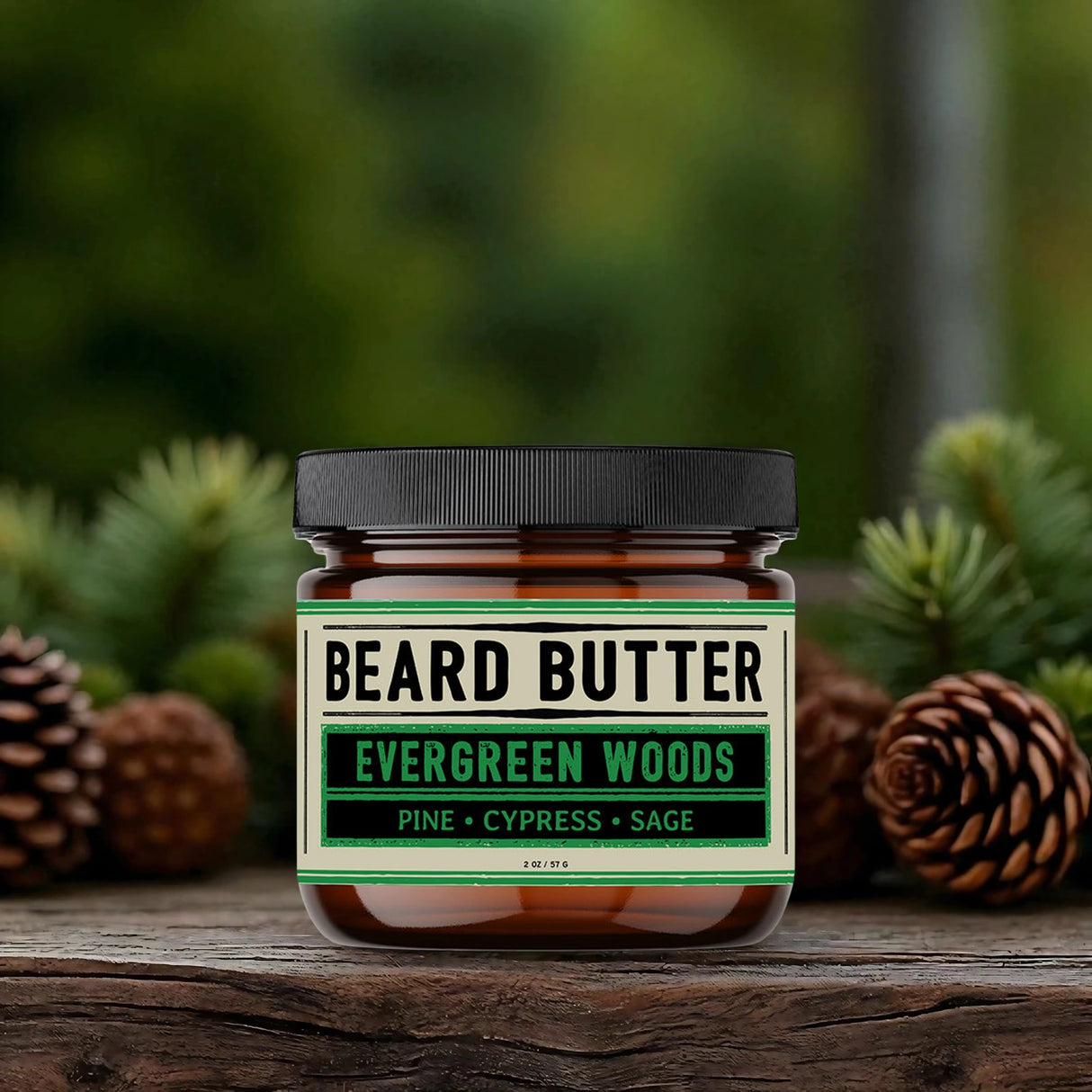Evergreen Woods Beard Butter - Pine, Cypress, Sage