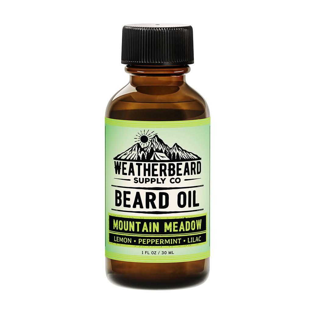 Mountain Meadow Beard Oil - Lemon, Peppermint, Lilac (Limited Edition)