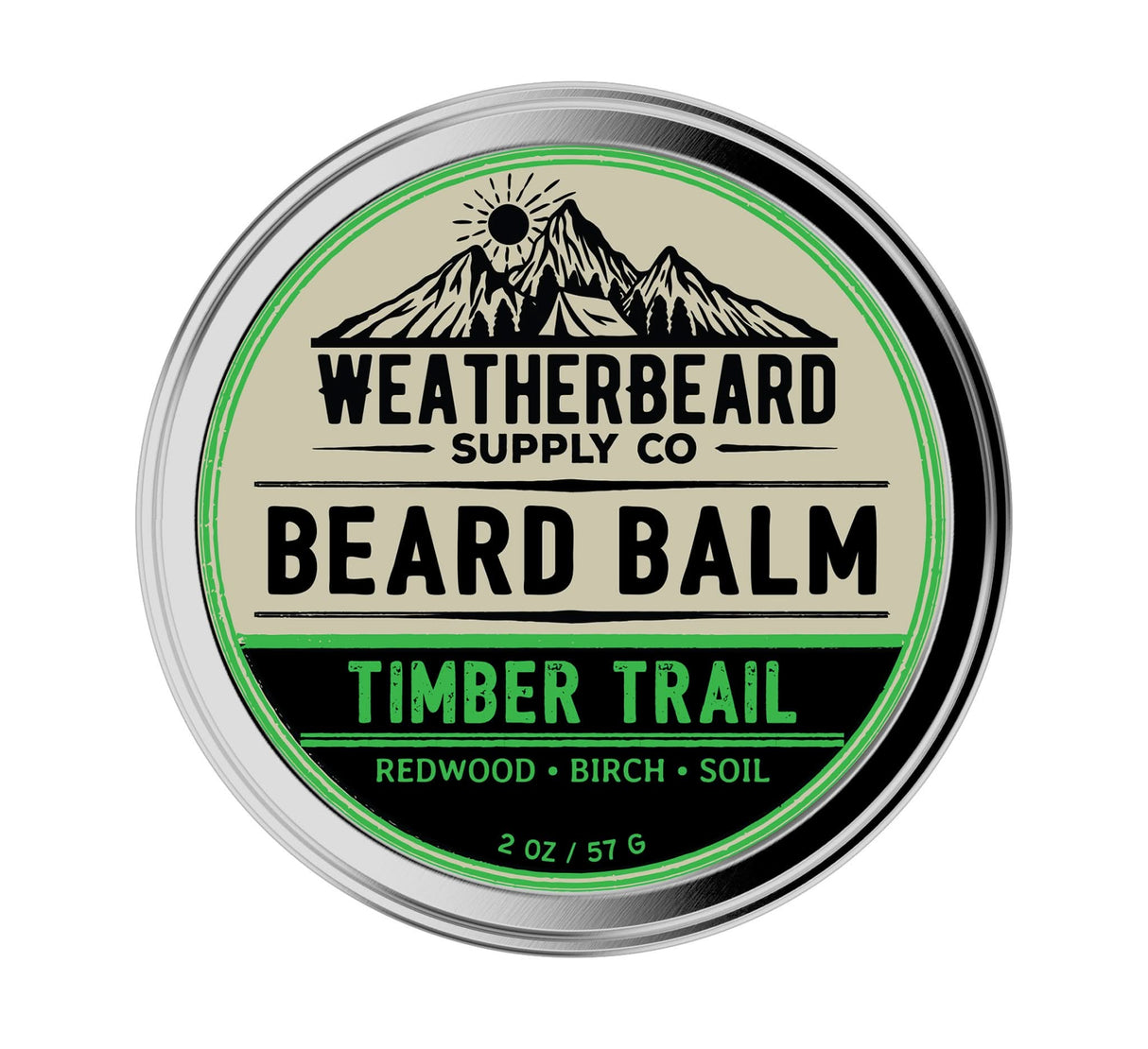 Timber Trail Beard Balm - Redwood, Birch, Soil