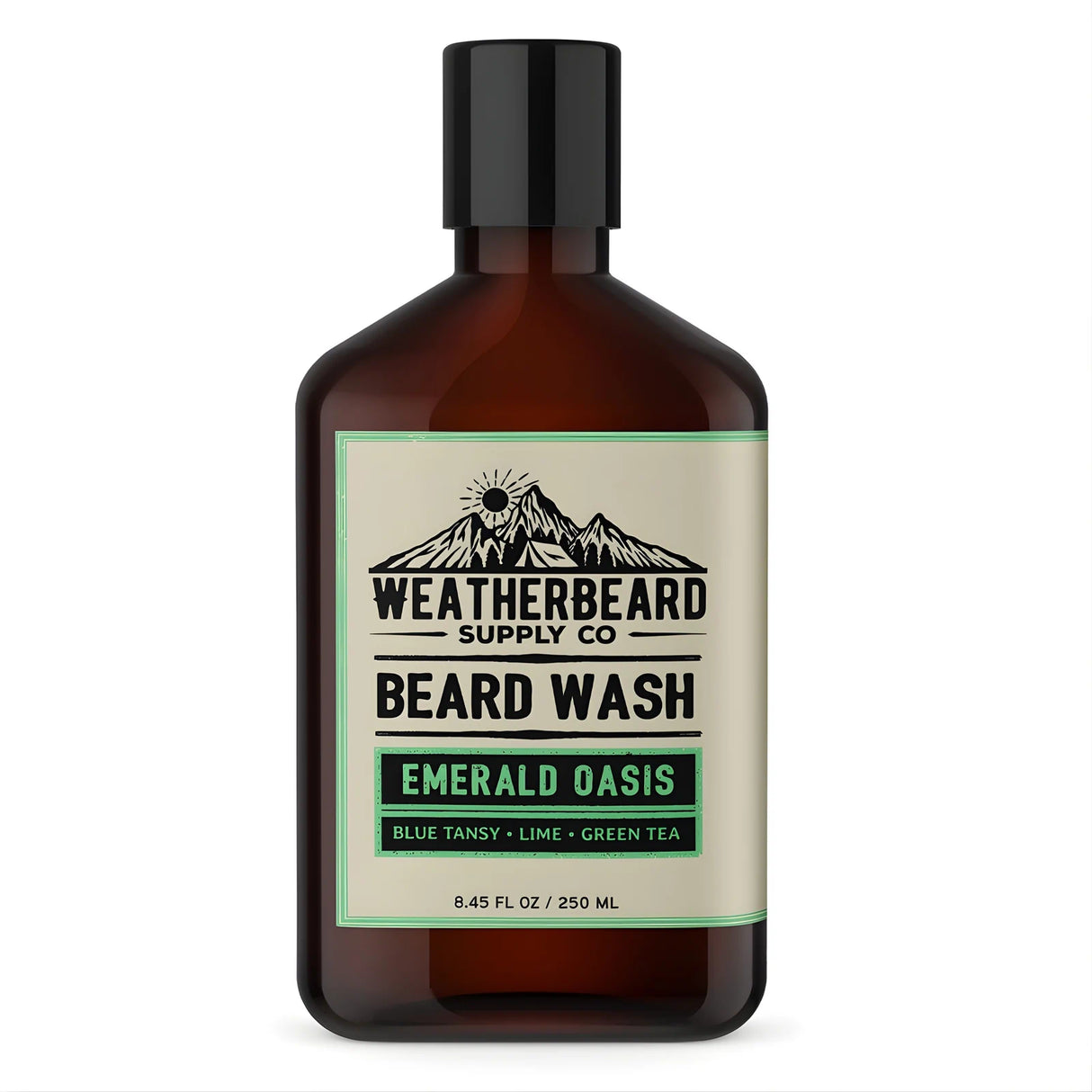 Emerald Oasis Beard Wash - Blue Tansy, Lime, Green Tea