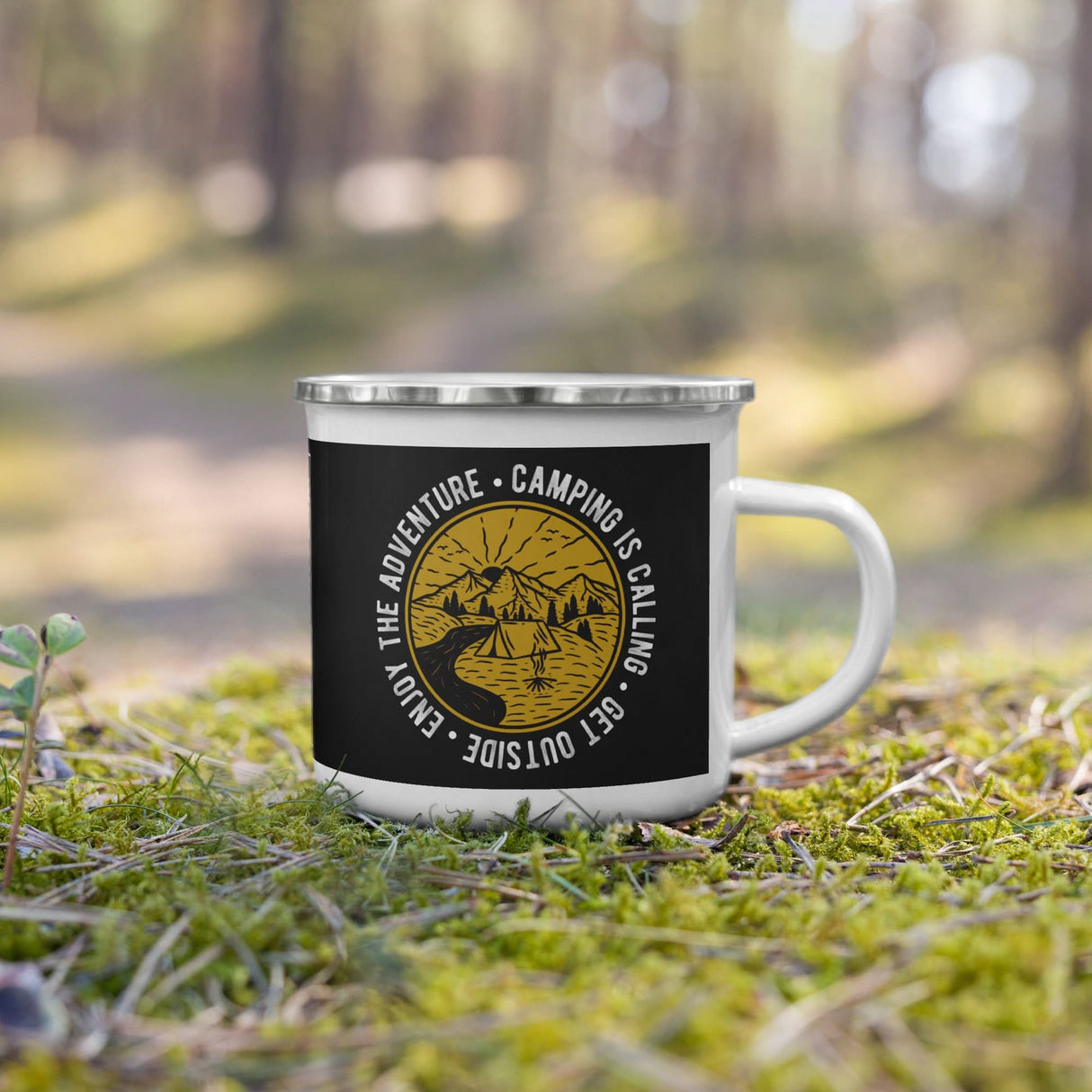 Camping Is Calling Travel Mug