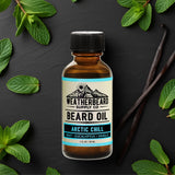 Arctic Chill Beard Oil - Mint, Eucalyptus, Vanilla
