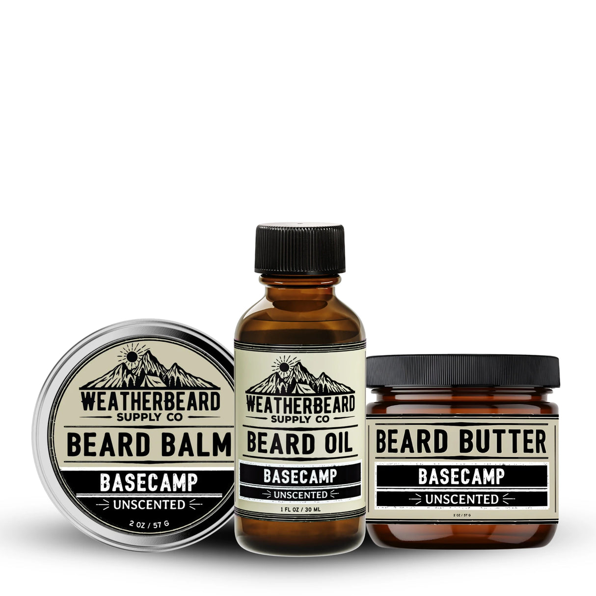 Beard Oil, Balm, & Butter Bundle