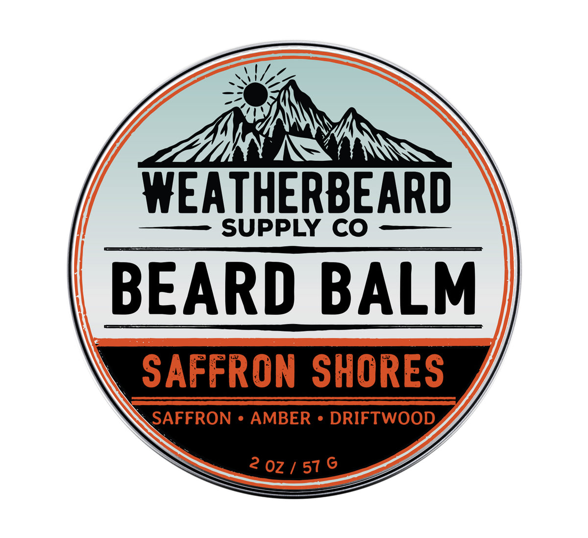 Saffron Shores Beard Balm - Saffron, Amber, Driftwood (Limited Edition)
