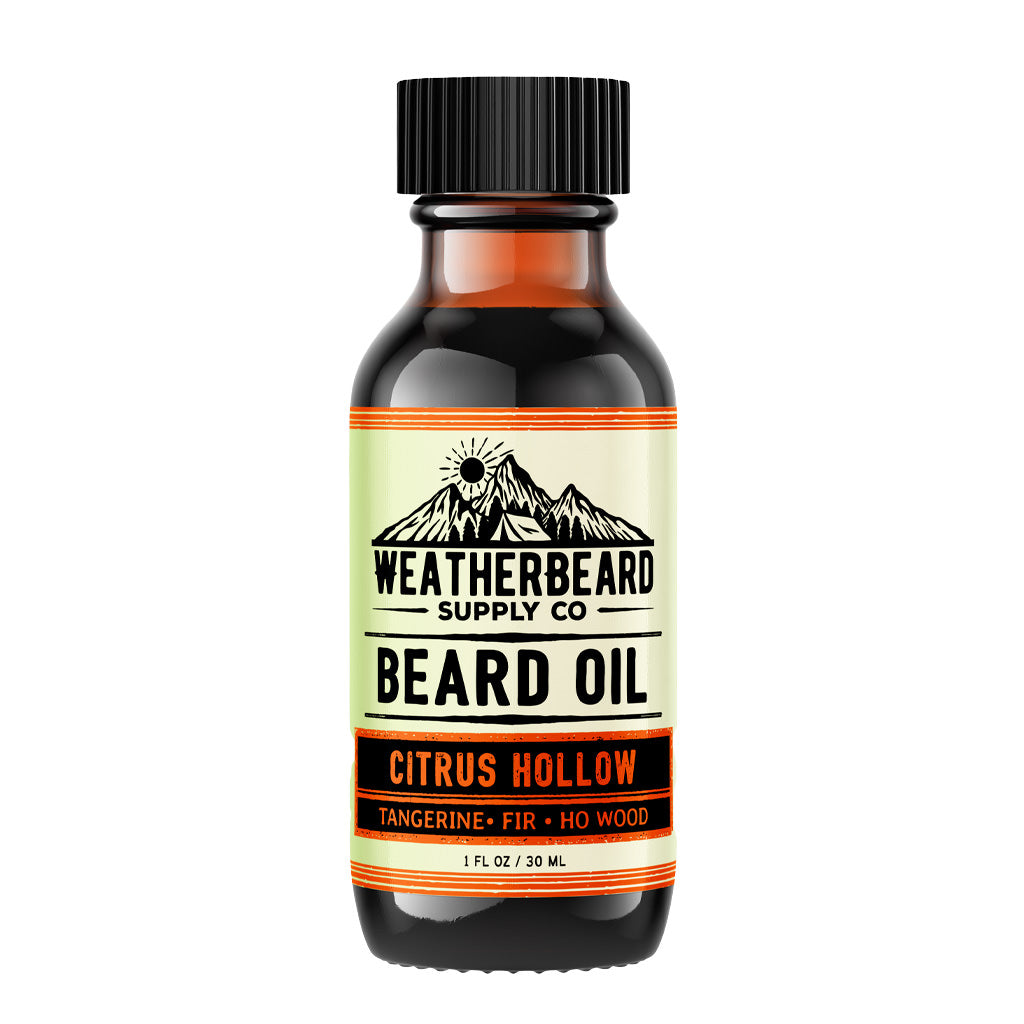 Citrus Hollow Beard Oil - Tangerine, Fir, Ho Wood (Limited Edition)