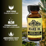 Coastal Cliff Beard Oil - Amber, Pineapple, Wintergreen