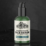 Bottle of Weatherbeard Supply Co's Botanical Peptide Face Serum For Men