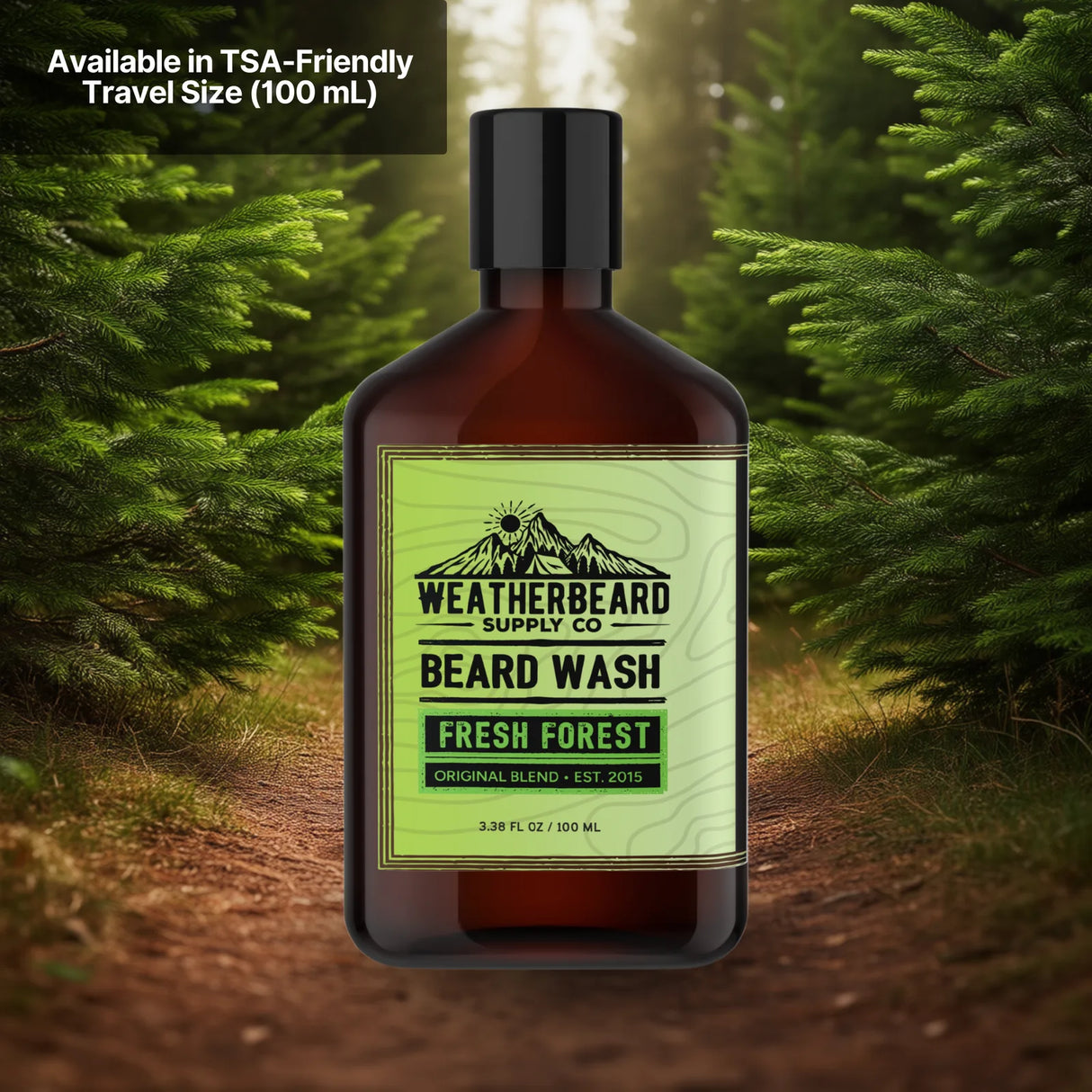 Fresh Forest Beard Wash - Pine, Cedar, Sandalwood, Tea Tree & Lavender