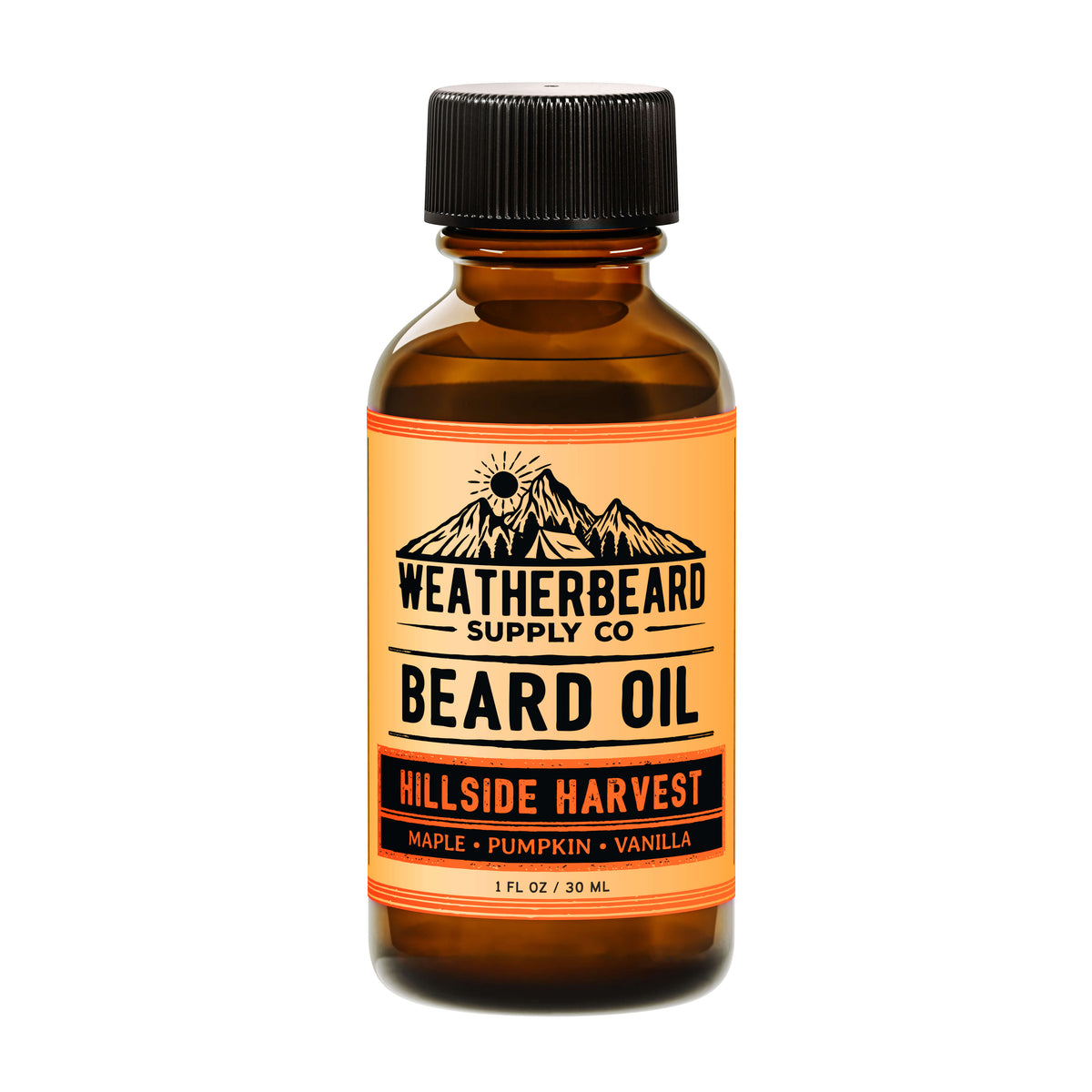 Hillside Harvest Beard Oil - Maple, Pumpkin, Vanilla