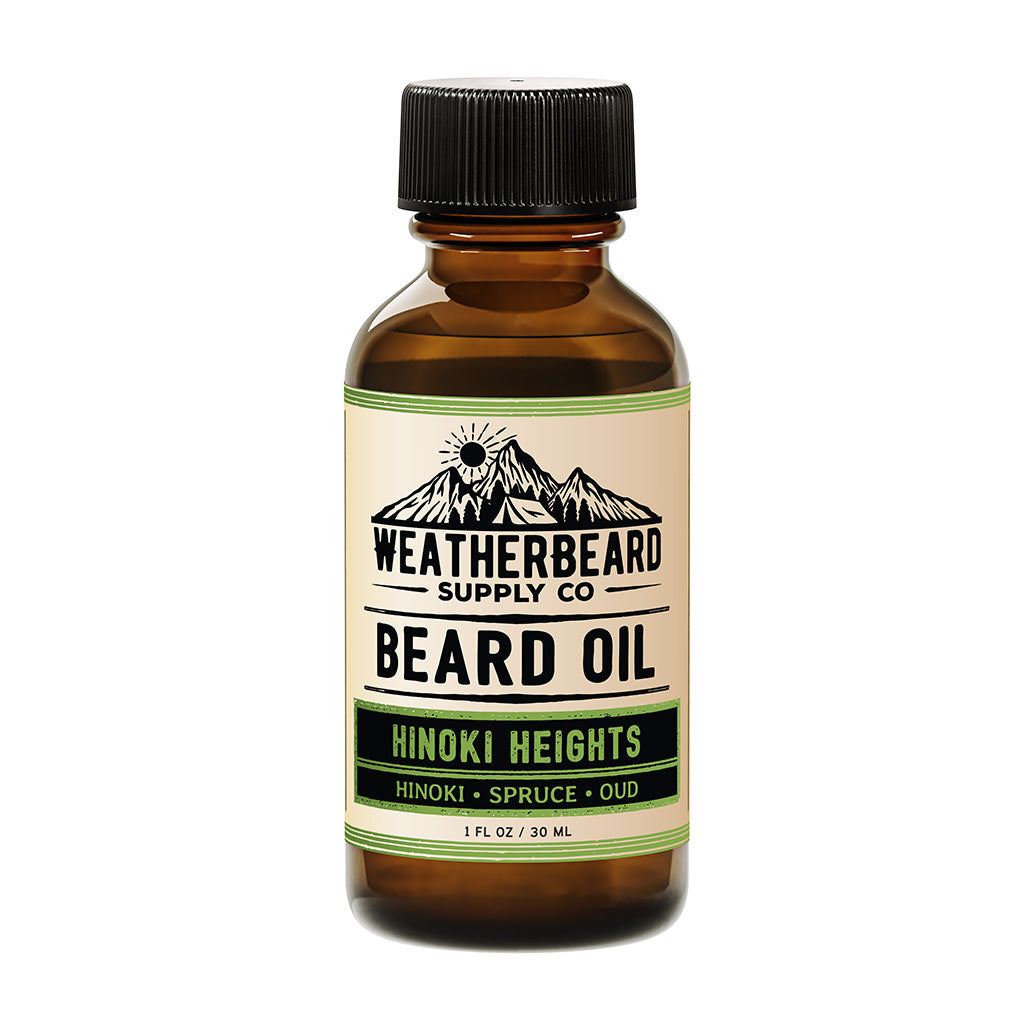 Hinoki Heights Beard Oil - Hinoki, Spruce, Oud (Limited Edition Dark Woods Collection)