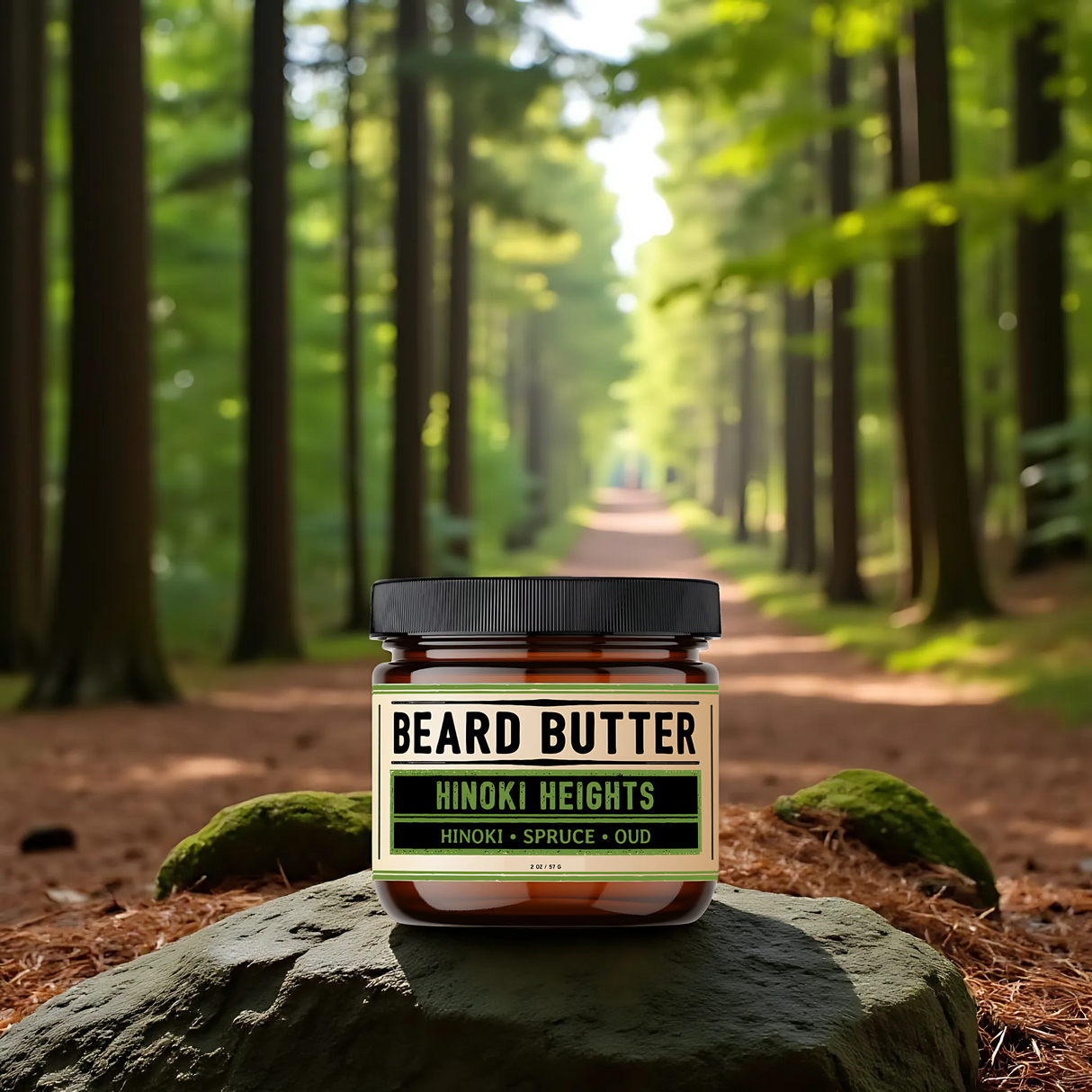 Hinoki Heights Beard Butter - Hinoki, Spruce, Oud (Limited Edition Dark Woods Collection)
