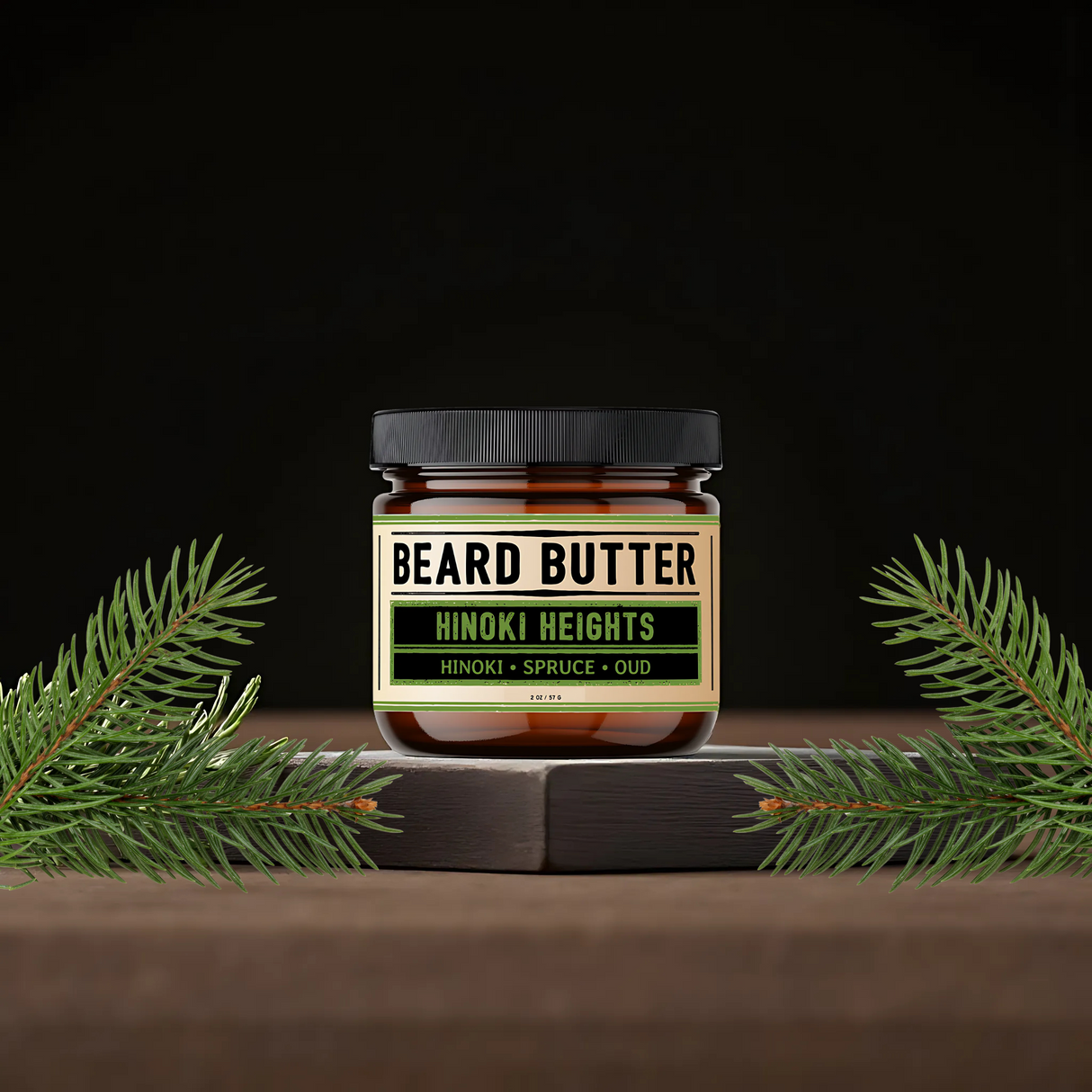 Hinoki Heights Beard Butter - Hinoki, Spruce, Oud (Limited Edition Dark Woods Collection)