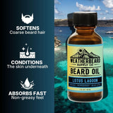 Lotus Lagoon Beard Oil - Orange, Peppermint, Blue Lotus